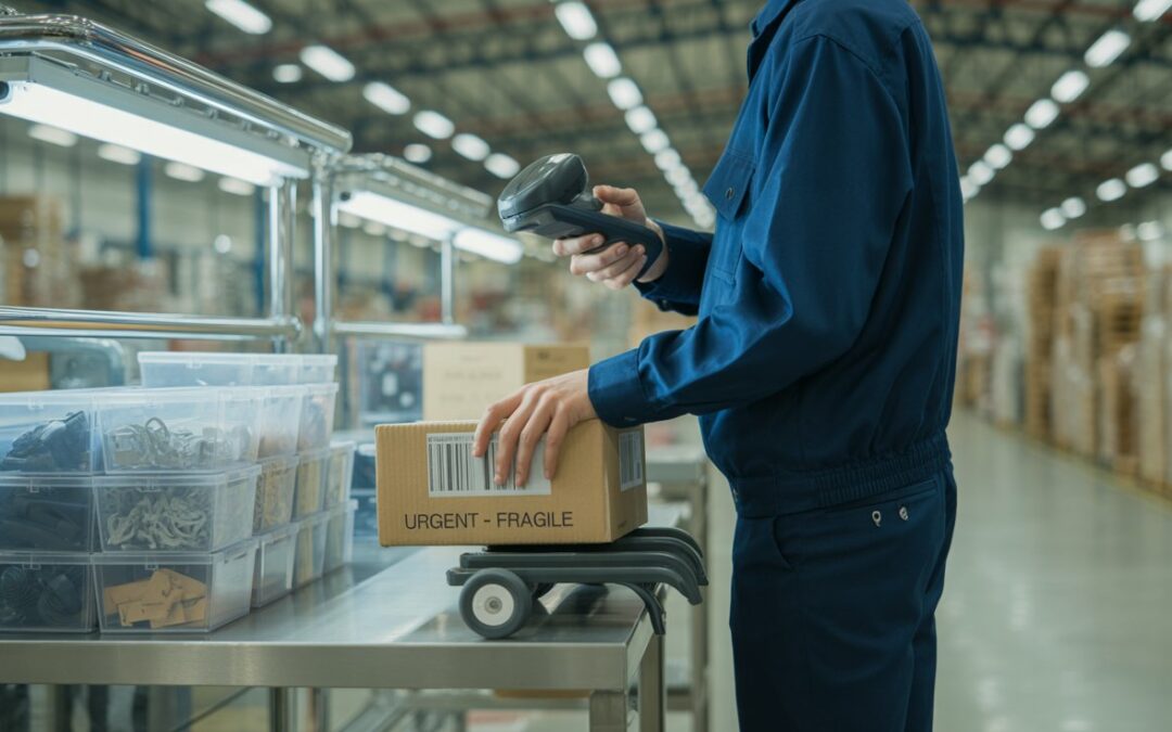 table de travail logistique