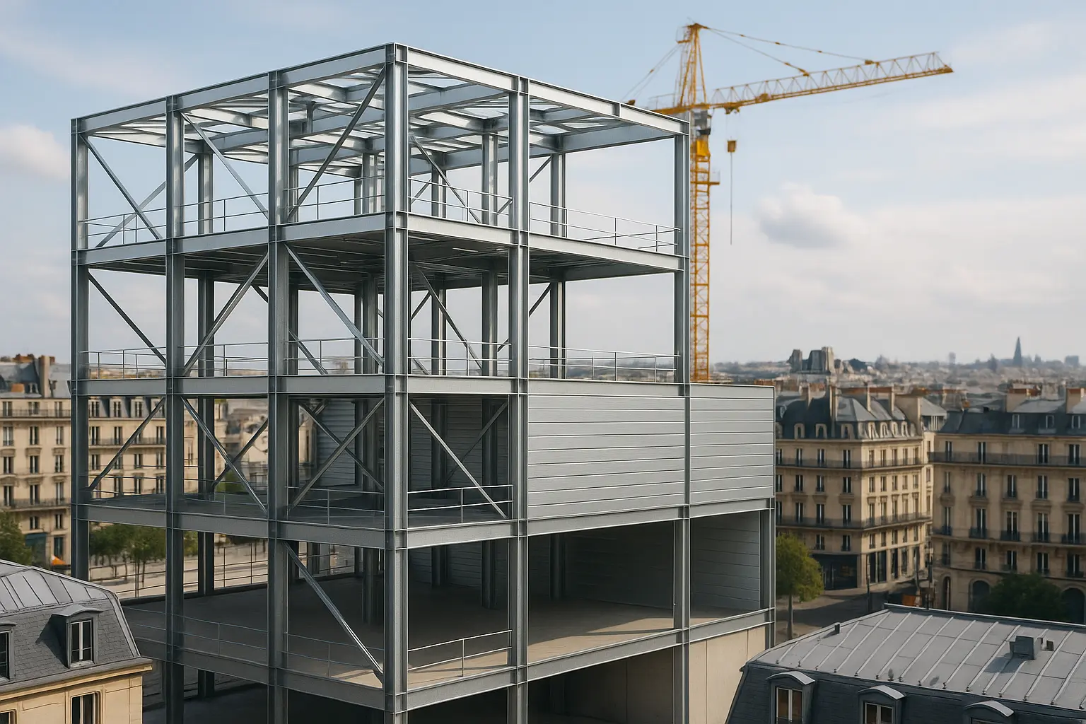 Structure métallique à Paris
