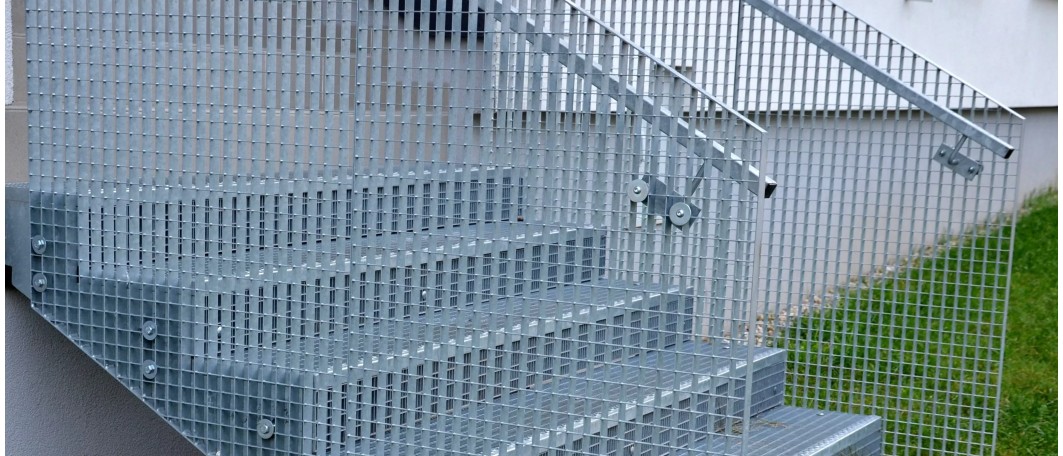 caillebotis métallique industrie