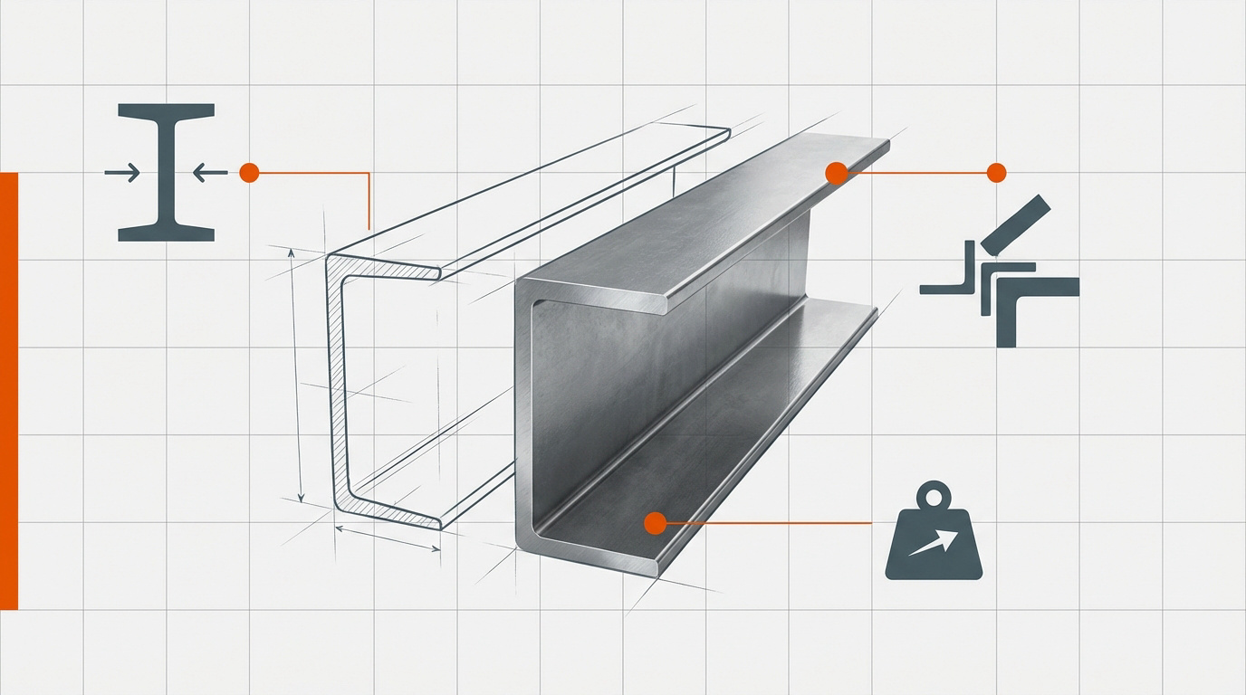 Poutre UPE en acier pour structures industrielles et agricoles